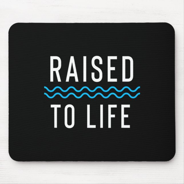 Raised To Life New Christian Baptism 1 _1  Mousepad (Vorne)