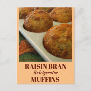 Raisin Bran Kühlschrank Muffins Rezept Karte