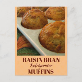 Raisin Bran Kühlschrank Muffins Rezept Karte