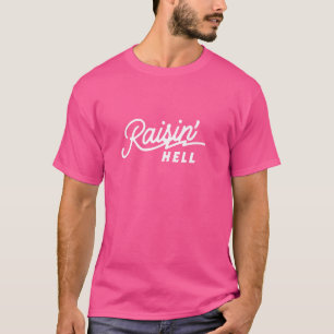 Raisin' Hell, Funny Cowboy Country Retro T-Shirt