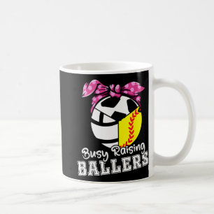 Raising Ballers - Funny Softball Volleyball Soccer Kaffeetasse