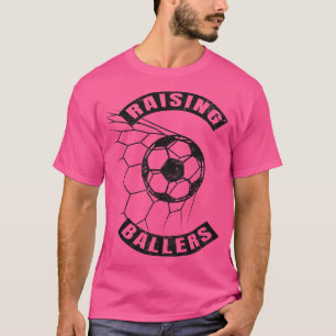 Raising Ballers Mama Vater Eltern Mutter Mutter F T-Shirt
