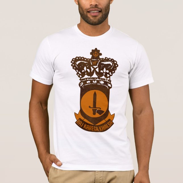 Raj Karega KHALSA T - Shirt (Vorderseite)