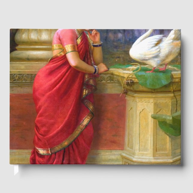 Raja Ravi Varma - Hamsa Damayanti Gästebuch (Vorderseite)