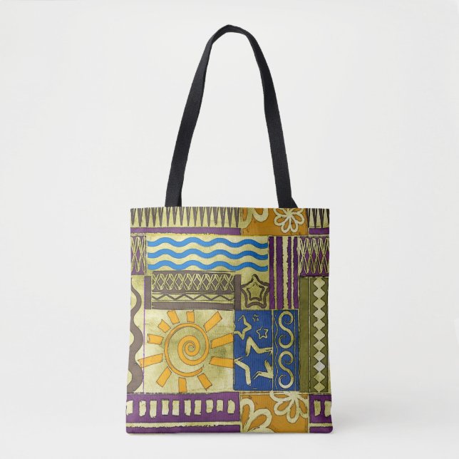 Rajasthan Indian, Patchwork-Teppich-Textur. (Vorderseite)