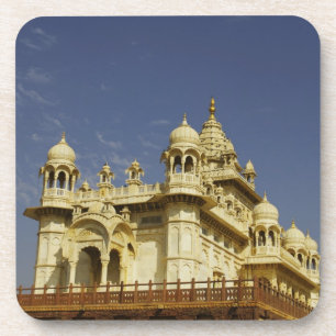 Rajasthan, Indien Eine stehende und zufällige Frau Untersetzer