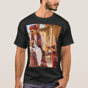RAJASTHANI ERBE TRADITIONELLES INDISCHES KUNST T-S T-Shirt