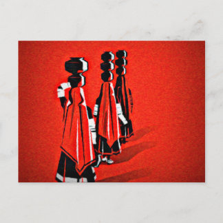 Rajasthani Girls Postkarte