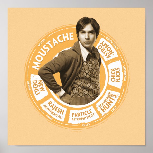 Rajesh Info Graphic Poster (Vorne)