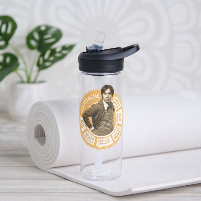 Rajesh Info Graphic Trinkflasche (Yoga)