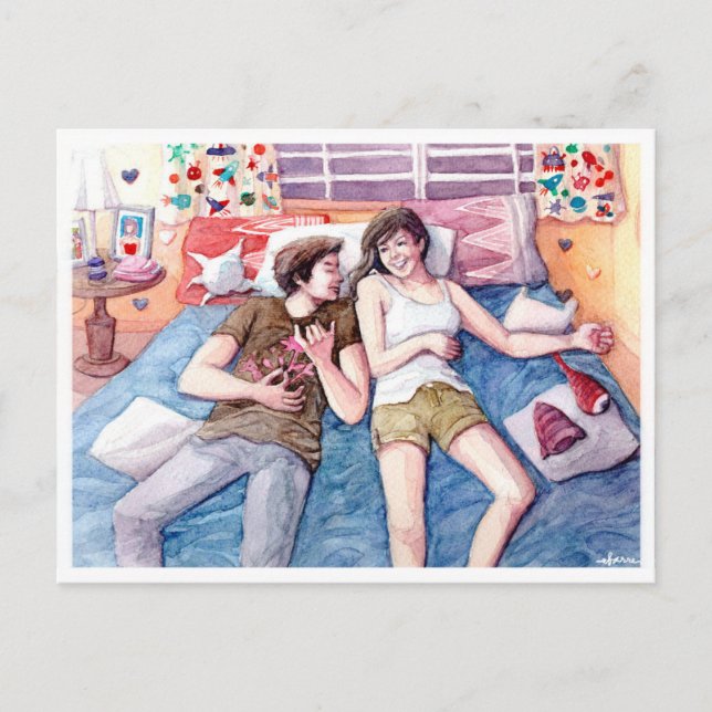 "Rakenrol" - inspiriert durch den philippinischen  Postkarte (Vorderseite)