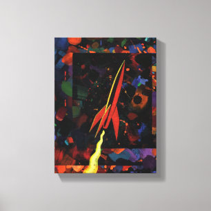 Rakete #52 leinwanddruck