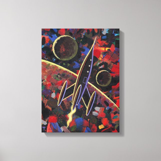 Rakete #55 leinwanddruck (Vorderseite)