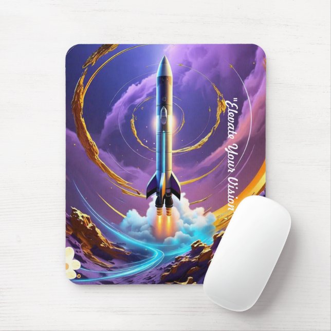 "Rakete auf Ewigkeit" Mousepad (Mit Mouse)