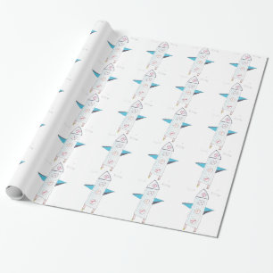 RAKETE GESCHENKPAPIER