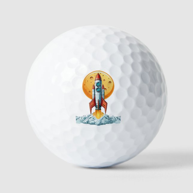 Rakete Golfball (Vorderseite)