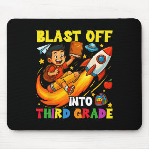 Rakete hebt in die dritte Klasse lustige Ck zur Sc Mousepad
