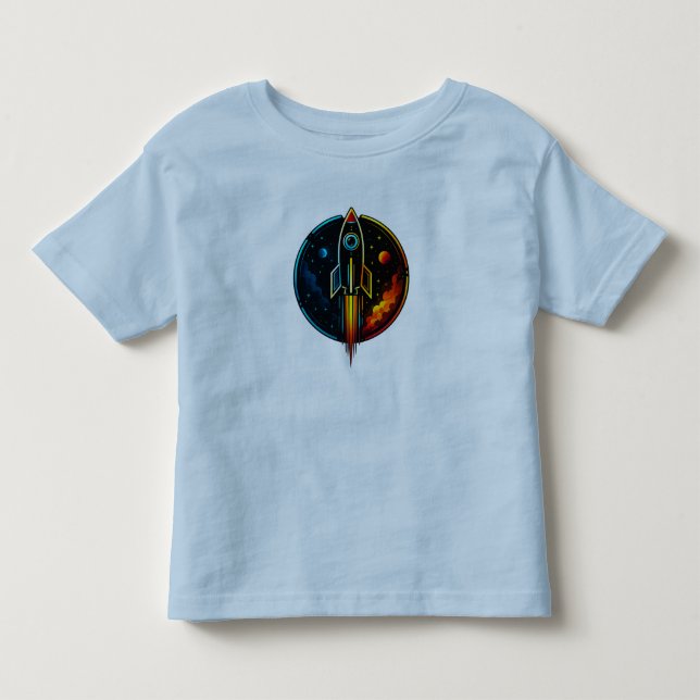 Rakete Kleinkind T-shirt (Vorderseite)