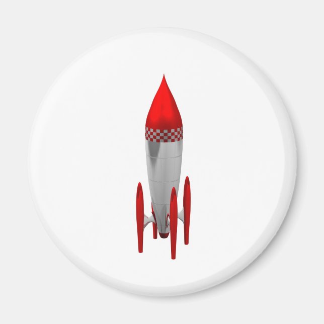 Rakete Magnet (Vorne)