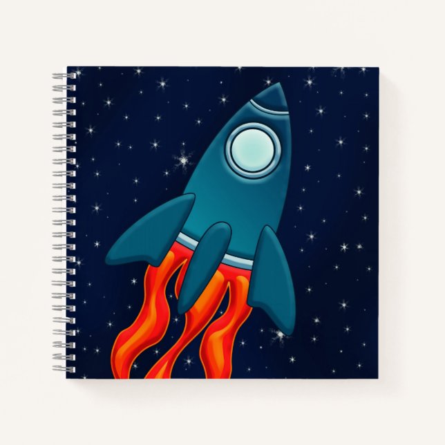 Rakete Notizbuch (Vorderseite)