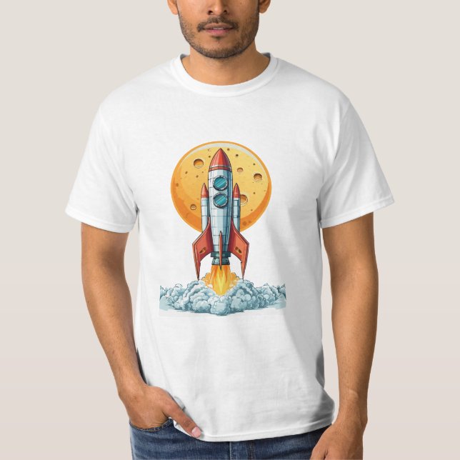 Rakete T-Shirt (Vorderseite)