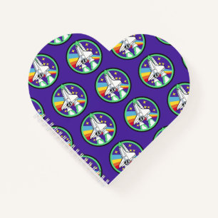 Rakete zum Mond Notizbuch