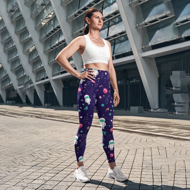 Raketen des Astronauten Capri Leggings (Von Creator hochgeladen)