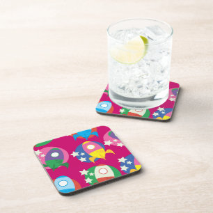 Raketen Getränkeuntersetzer