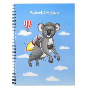 Raketen Koala Notizblock