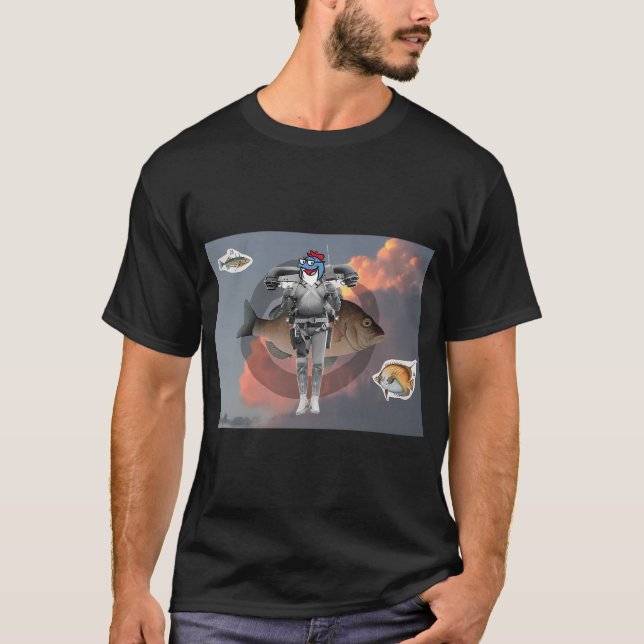 Raketen-Thunfisch T-Shirt (Vorderseite)