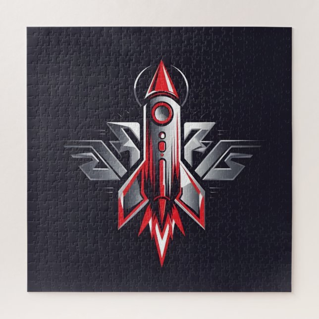 Raketenexplosionsrätsel Puzzle (Vertikal)