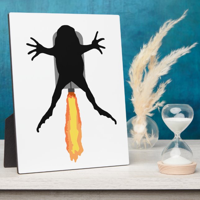 Raketenfrosch Fotoplatte (Seite)