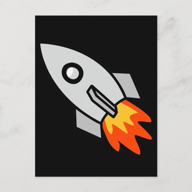 Raketengeschenke Postkarte (Vorderseite)
