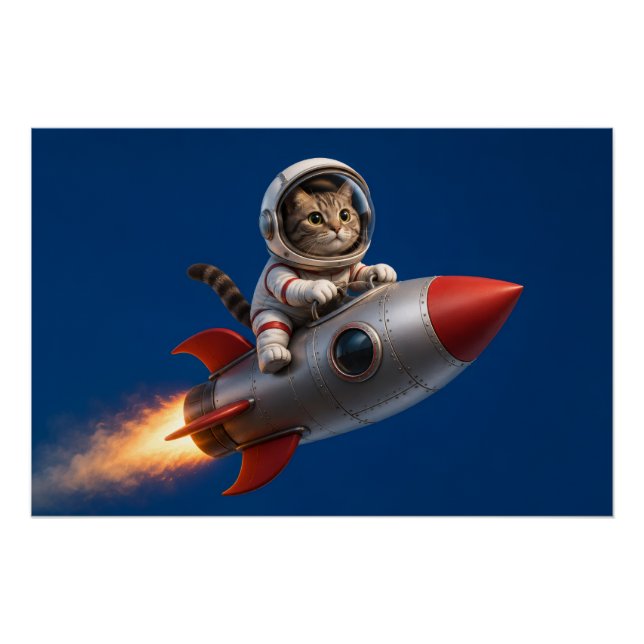 Raketenkatze Poster (Vorderseite)