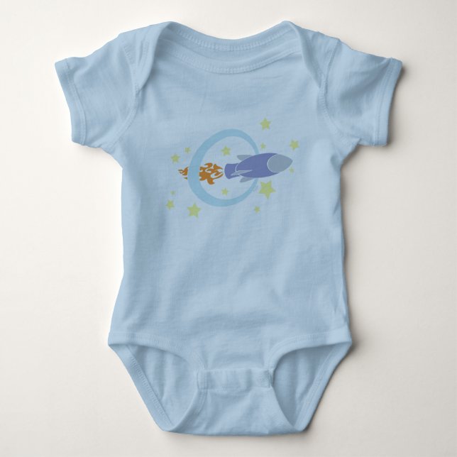 Raketenkids Baby Strampler (Vorderseite)