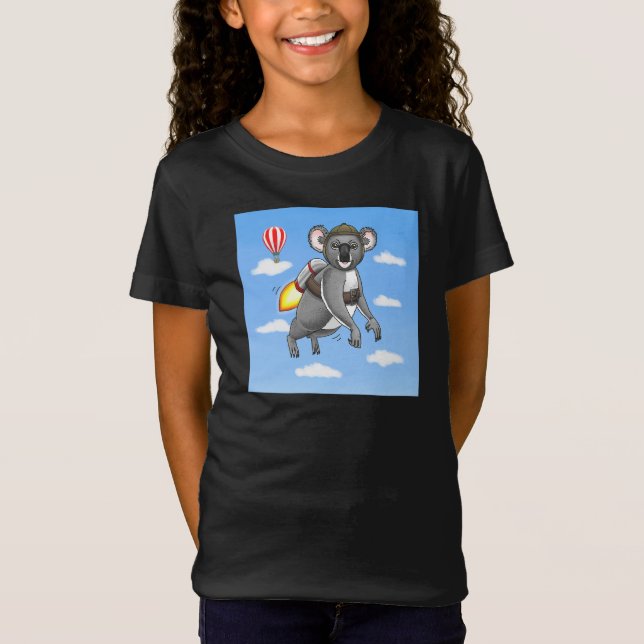 Raketenkoala T-Shirt (Vorderseite)