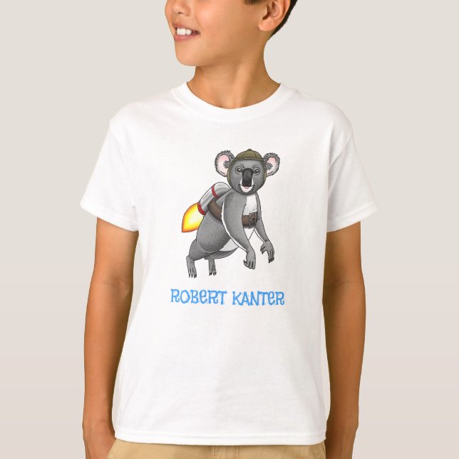 Raketenkoala T-Shirt (Vorderseite)