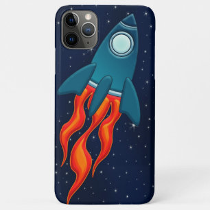 Raketenraumschiff im Weltraum Case-Mate iPhone Hülle