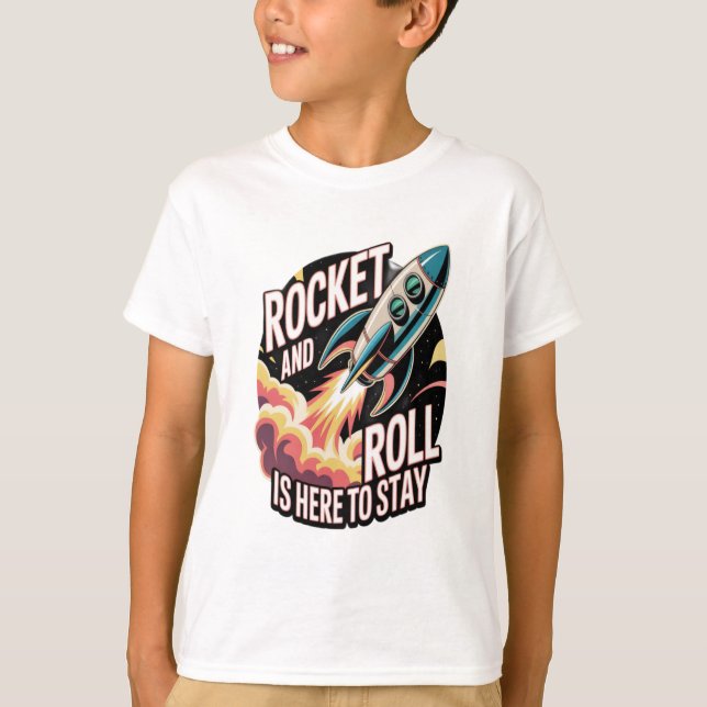 Raketenrolle  T-Shirt (Vorderseite)