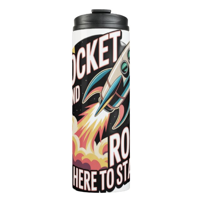 Raketenrolle  thermosbecher (Vorderseite)