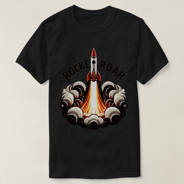 Raketenstart 1 T-Shirt (Design vorne)