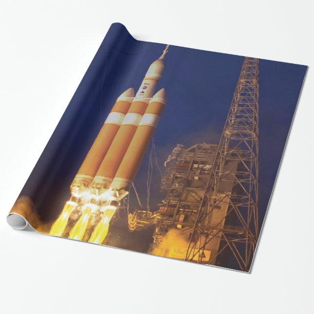 Raketenstart der NASA Geschenkpapier (Ungerollt)