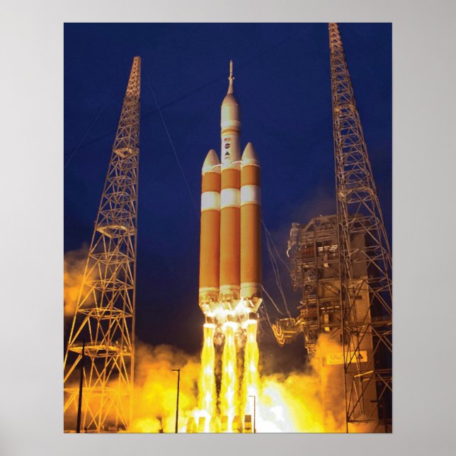 Raketenstart der NASA Poster (Vorne)