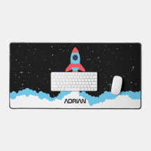 Raketenstart im Weltraum-Individuelle Name