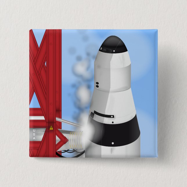 Raketenstart PAD Button (Vorderseite)