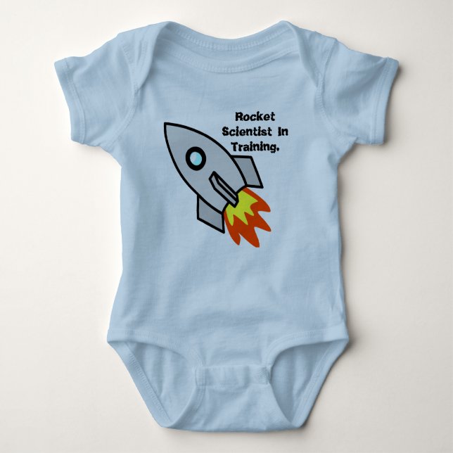 Raketentechnik Baby Strampler (Vorderseite)