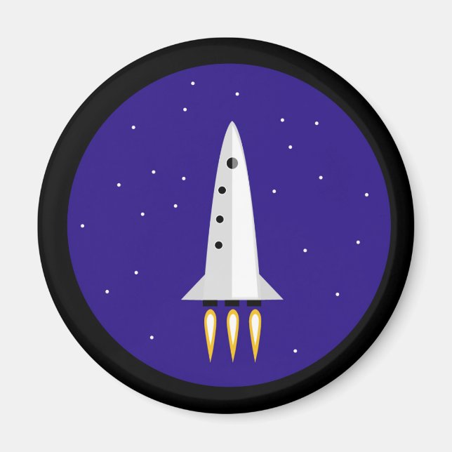 Raketentechnik Magnet (Vorne)