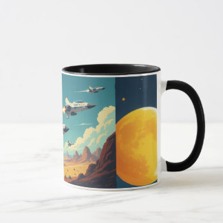 Raketenteile Tasse