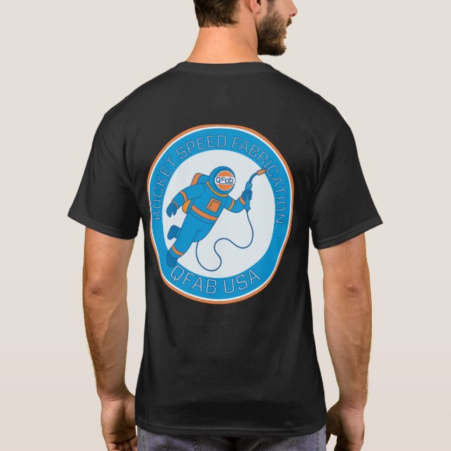 Raketentreibungsverfahren T-Shirt (Rückseite)