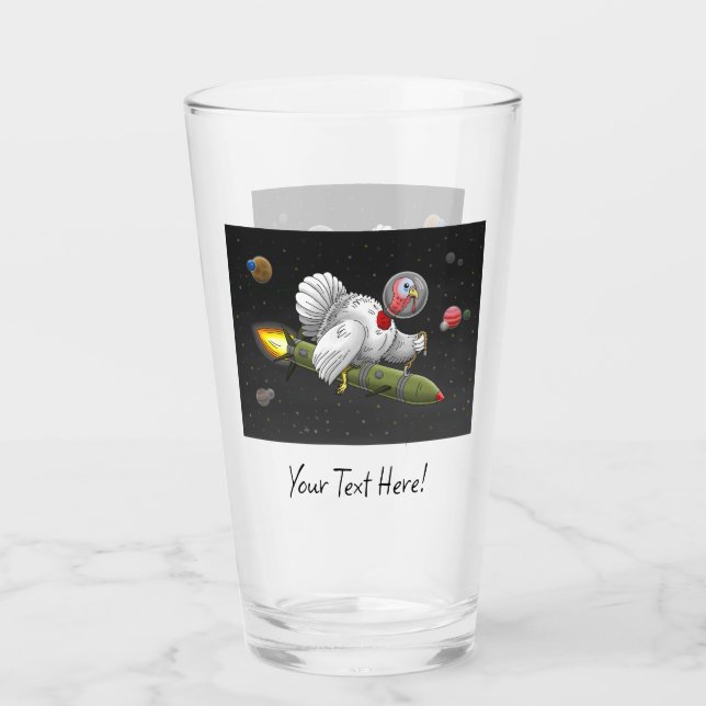 Raketenturm für den WeltraumExplorer Glas (Vorderseite)